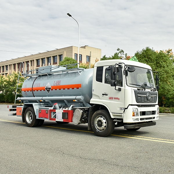 張家港10方東風(fēng)天錦單橋腐蝕性物品罐式運輸車